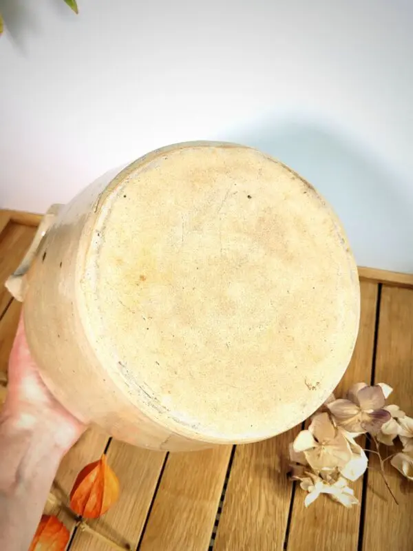 Ancien pot terre cuite grès – Image 6