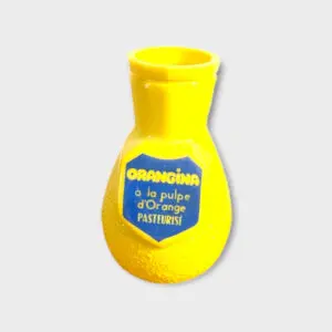 Porte pailles Orangina opaline