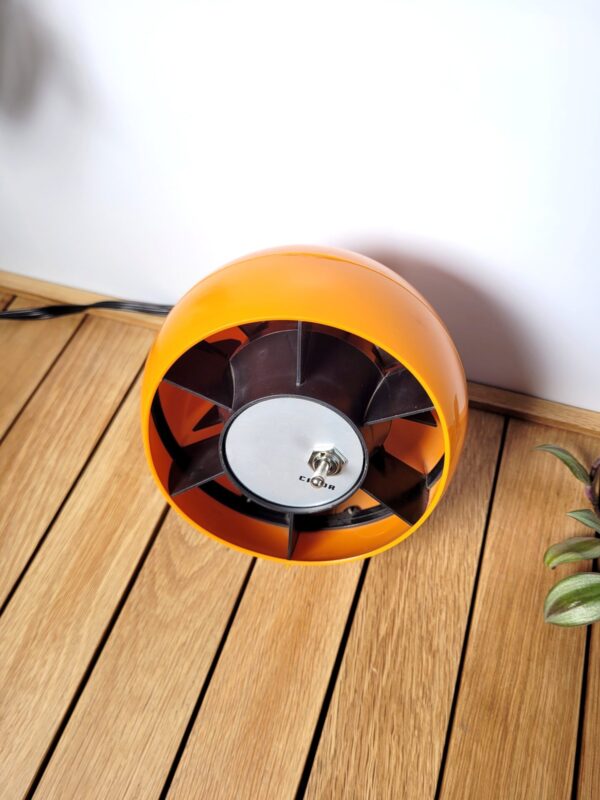 Ventilateur boule orange Calor vintage