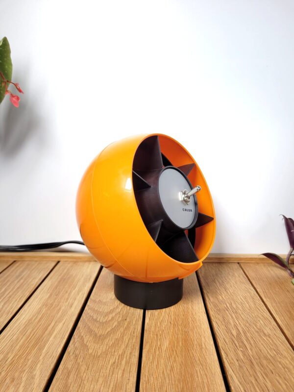 Ventilateur boule orange Calor vintage