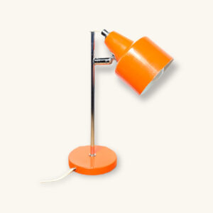 Lampe orange chrome 1960 01