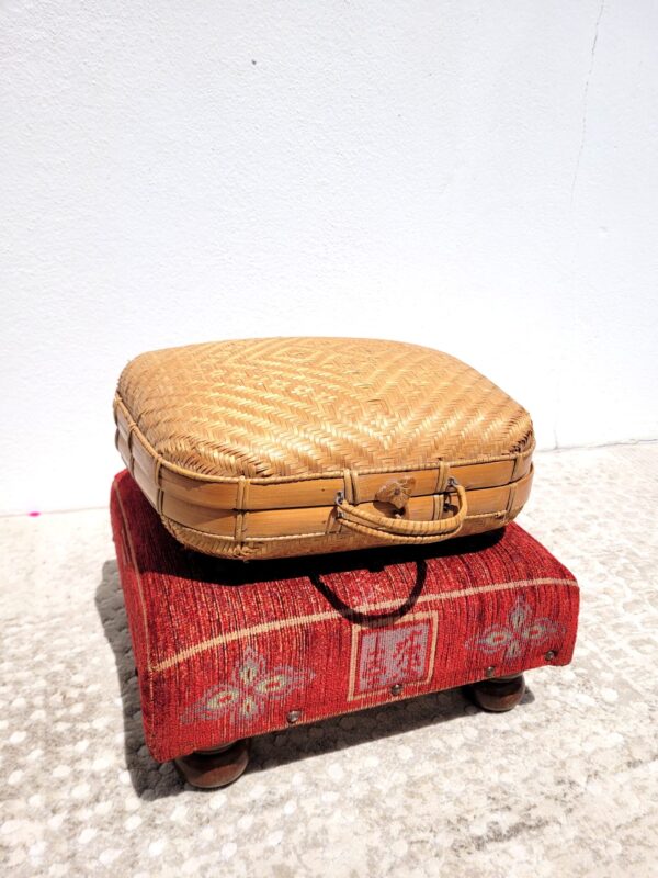 Petite valise rotin bambou 06