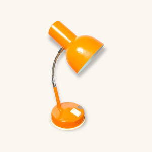 Lampe a poser orange vintage 01