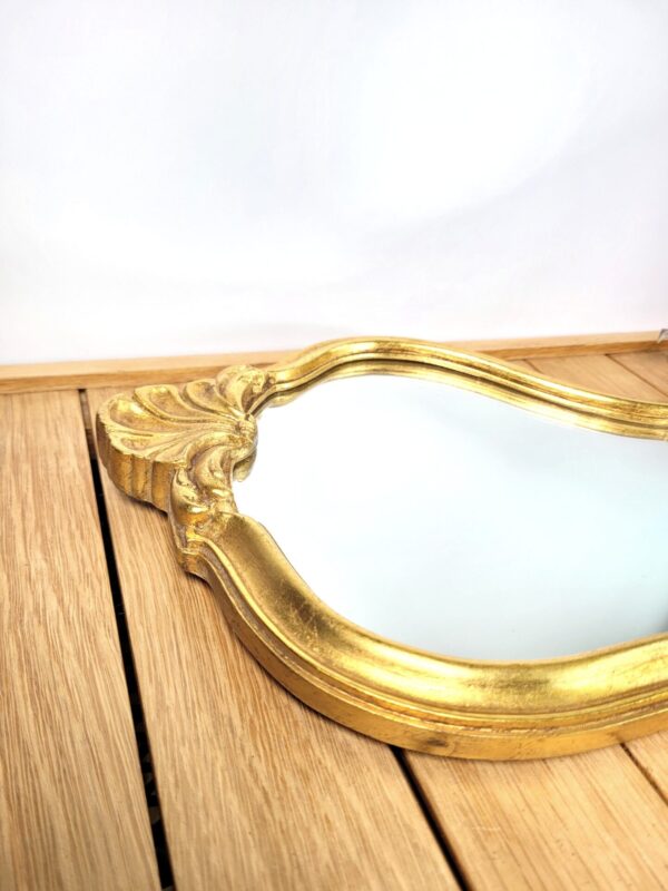 Petit miroir baroque coquille 23x33cm 03