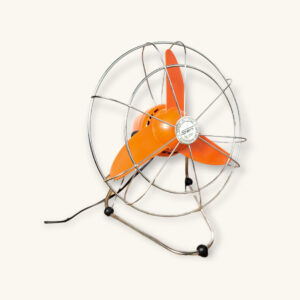 Ventilateur vintage orange 1970 01