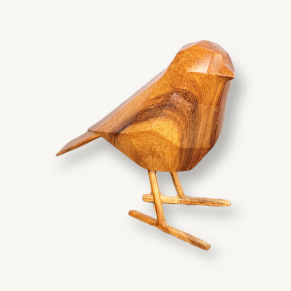 Oiseau origami en bois 01