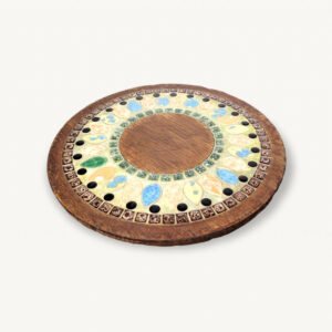 Plateau dessous plat ceramique vintage 01