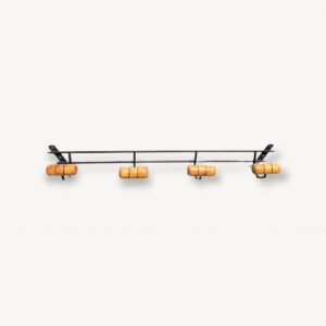 Porte manteaux mural vintage 1960 01