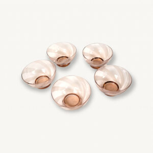 Set petits verres roses Tchecoslovaquie 1930 01