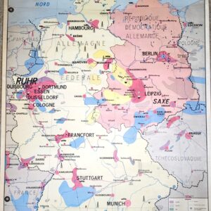 Ancienne carte geographique decole Allemagne 04