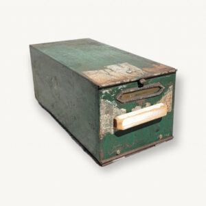 Boite a carte cartonnier ancien 01