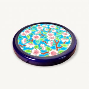 Dessous de verre bouteille emaux Longwy 01