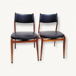 Paire chaises scandinaves 1960 01