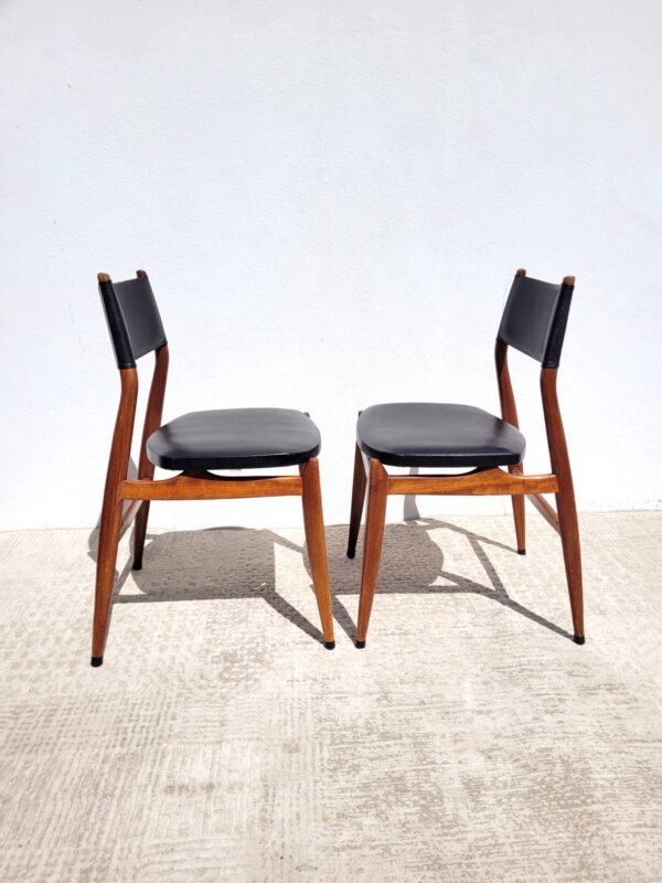 Paire chaises scandinaves 1960 09