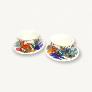 Paire ramequins soucoupes Acapulco 01