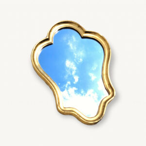 Petit miroir dore baroque 33x25cm 01