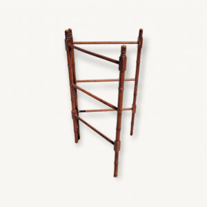 Porte serviettes ancien bois facon bambou 01