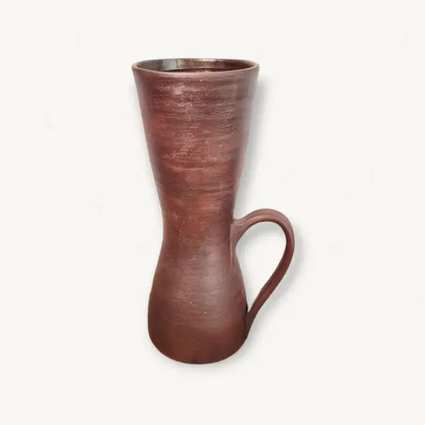 Vase avec anse ceramique signee 01