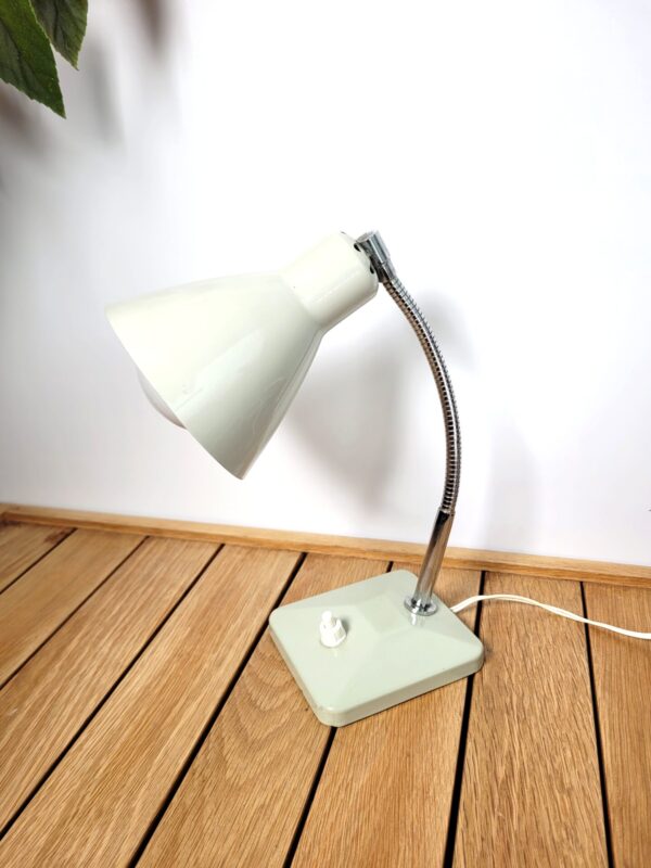 Petite lampe flexible vintage grise 05
