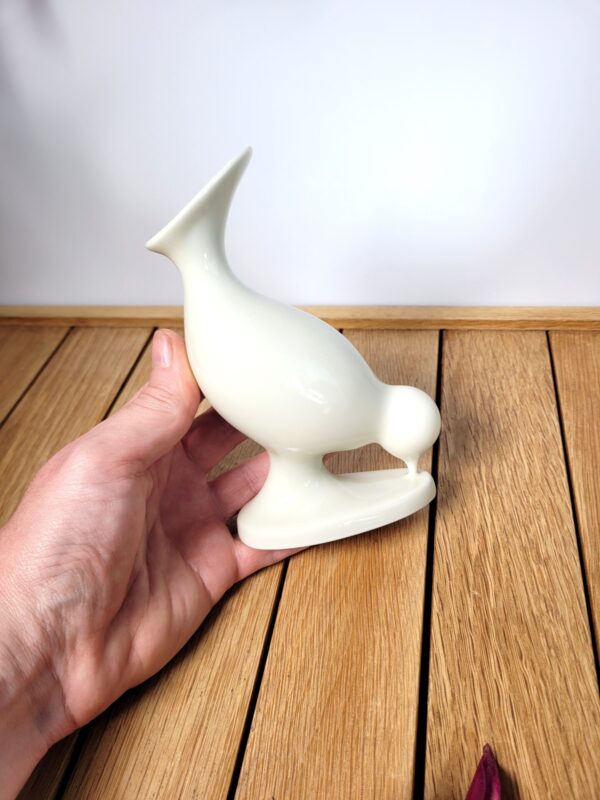 Soliflore oiseau porcelaine Limoges 03