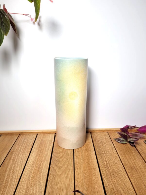Vase pastel Virebent porcelaine 1970 08