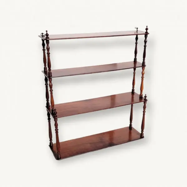 Etagere murale acajou 1900 01