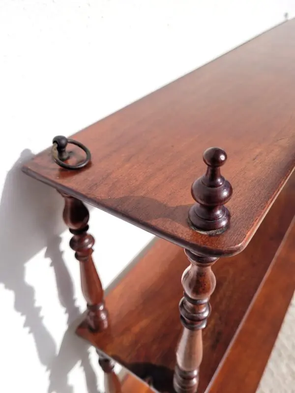 Etagere murale acajou 1900 03