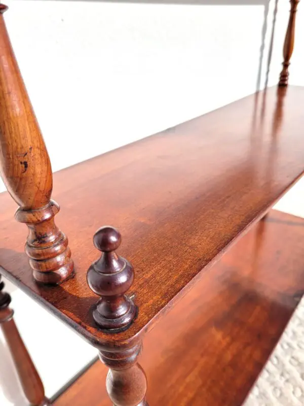 Etagere murale acajou 1900 04