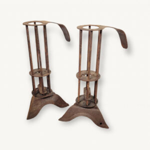 Paire bougeoirs Rat de cave 01