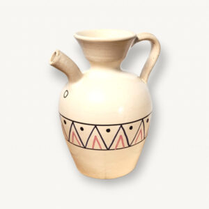 Pichet ceramique poterie decoree 01