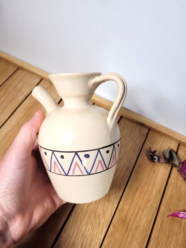 Pichet ceramique poterie decoree 03