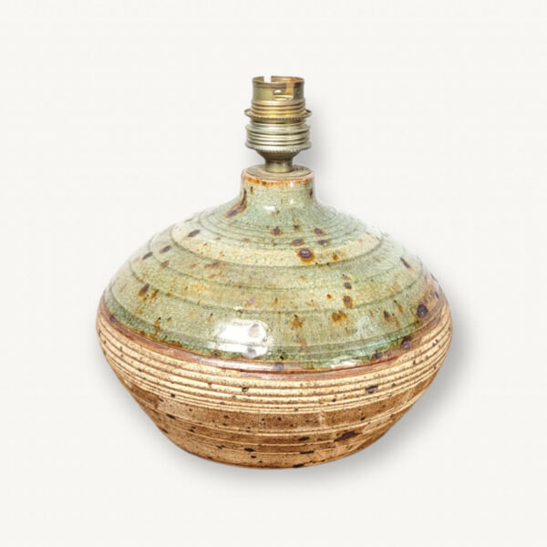 Pied de lampe vintage ceramique 01