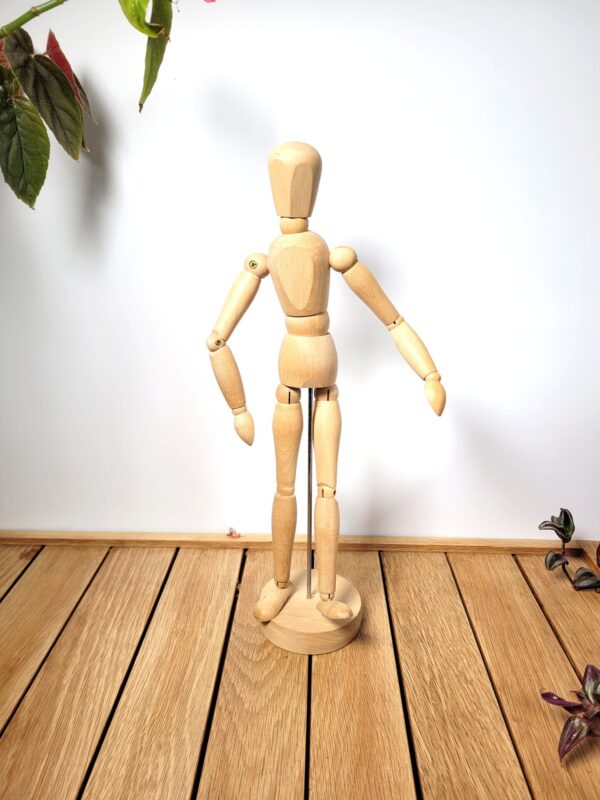 Grand mannequin en bois articule 05