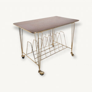 Table roulante hi fi disques vinyles 1960 01