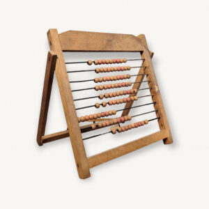 Ancien boulier enfant en bois 01