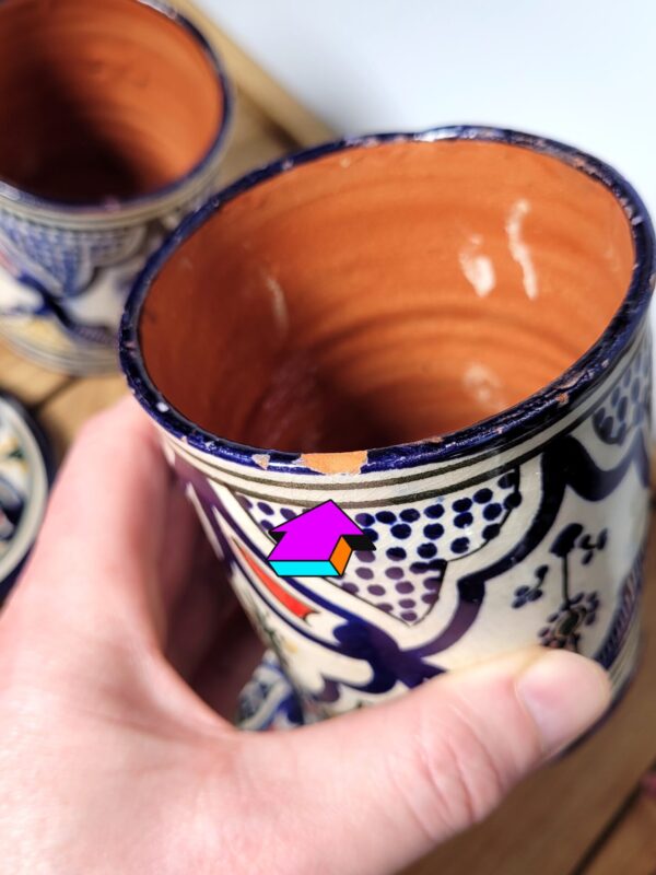 Paire de bocaux en ceramique de Safi 03