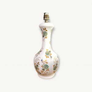 Pied de lampe vintage porcelaine 01