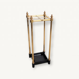 Porte parapluies victorien en laiton 01