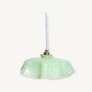 Suspension Clichy vintage en porcelaine 01