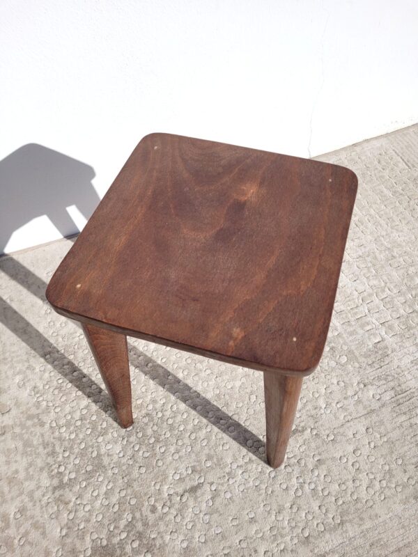 Tabouret bas vintage 1950 04