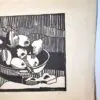 Andre Louvet estampe gravure nature morte signee 06