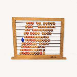 Boulier ancien en bois pour enfant 01