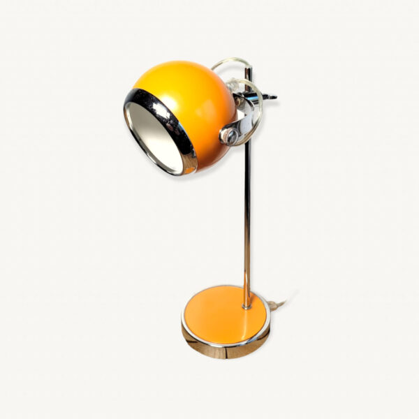 Lampe eyeball orange Space age 01