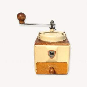 Moulin a cafe vintage Peugeot Freres beige 01
