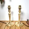 Paire bougeoirs montes en lampes 07