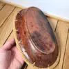 Plat ou corbeille vannerie et ceramique 30cm 02