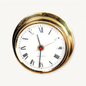Horloge de bord marine en laiton 01