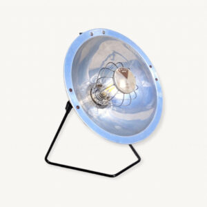 Lampe parabole vintage et industrielle 01