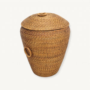 Paniere grande corbeille en rotin 01