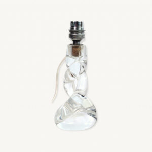 Pied de lampe cristal twiste 1960 01